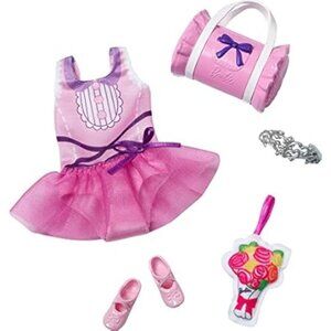 MATTEL My First Barbie Fashion Pack Tutu & Ballet Accessories (13.5-inch) NEW!